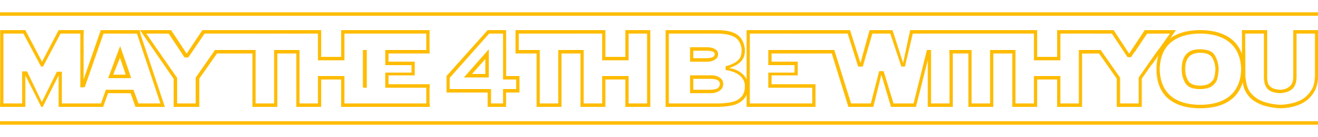 Nice image representing Star Wars Day